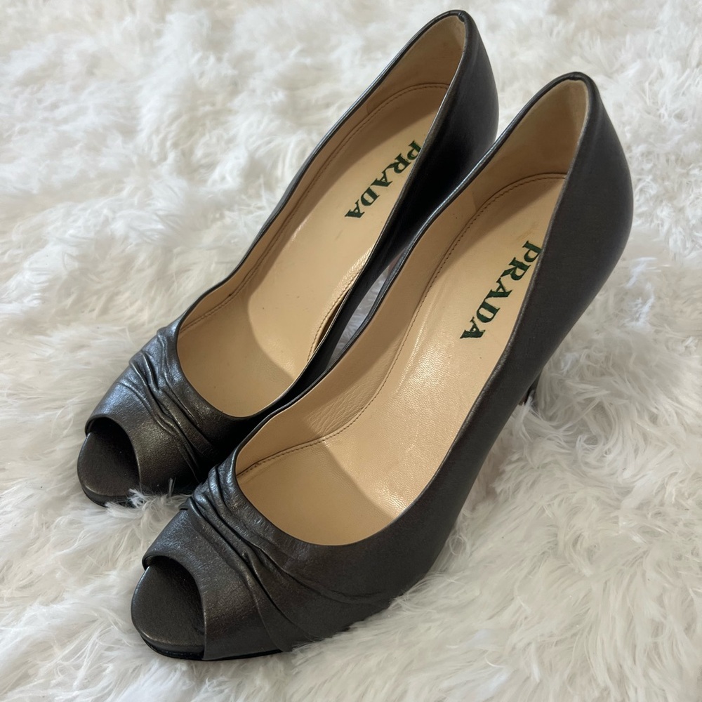 Prada Peep Toe Pumps - Picture 2 of 9